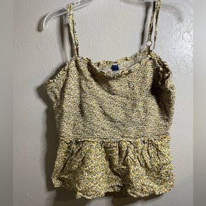 Yellow floral  Old Navy blouse